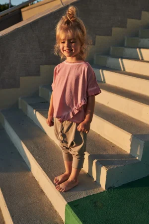 Ružové Frill tričko Booso