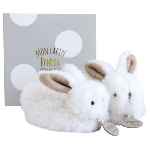DouDou et Compagnie Lapin Bonbon Zajačik hnedý capačky PM 0-6m