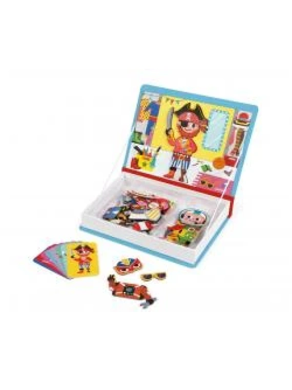 Janod Magnetibook Obliekanie chlapci