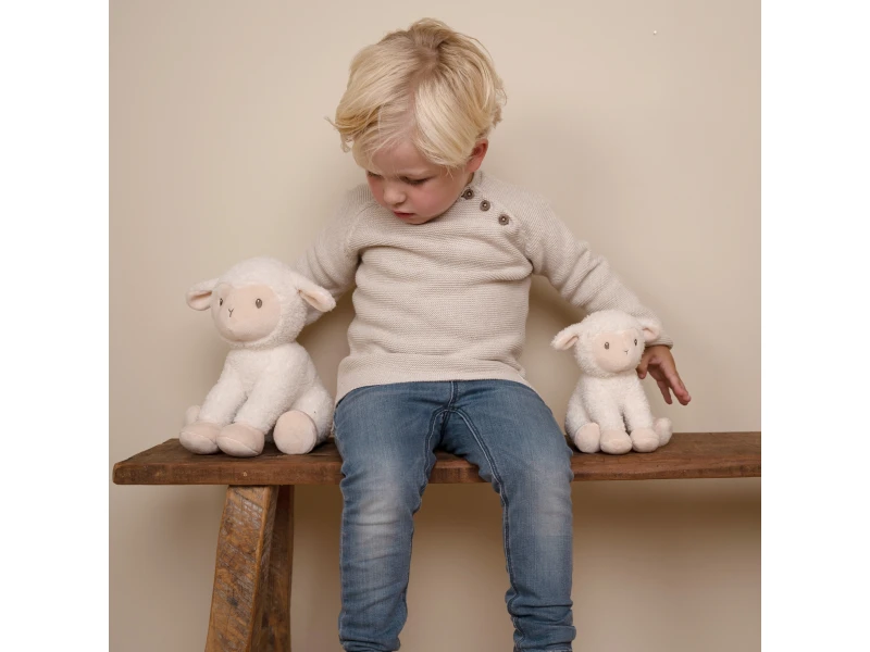 LITTLE DUTCH PLYŠOVÁ OVEČKA 17 CM FARMA – Obrázok 5