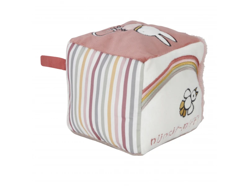 LITTLE DUTCH KOCKA TEXTILNÝ KRÁLIČEK MIFFY FLUFFY PINK – Obrázok 12