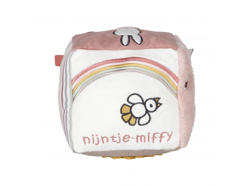 LITTLE DUTCH KOCKA TEXTILNÝ KRÁLIČEK MIFFY FLUFFY PINK – Obrázok 11