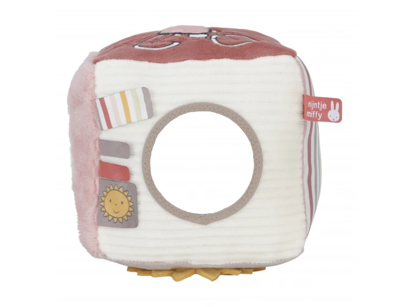 LITTLE DUTCH KOCKA TEXTILNÝ KRÁLIČEK MIFFY FLUFFY PINK – Obrázok 9