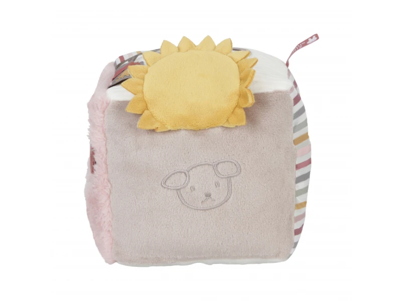 LITTLE DUTCH KOCKA TEXTILNÝ KRÁLIČEK MIFFY FLUFFY PINK – Obrázok 5